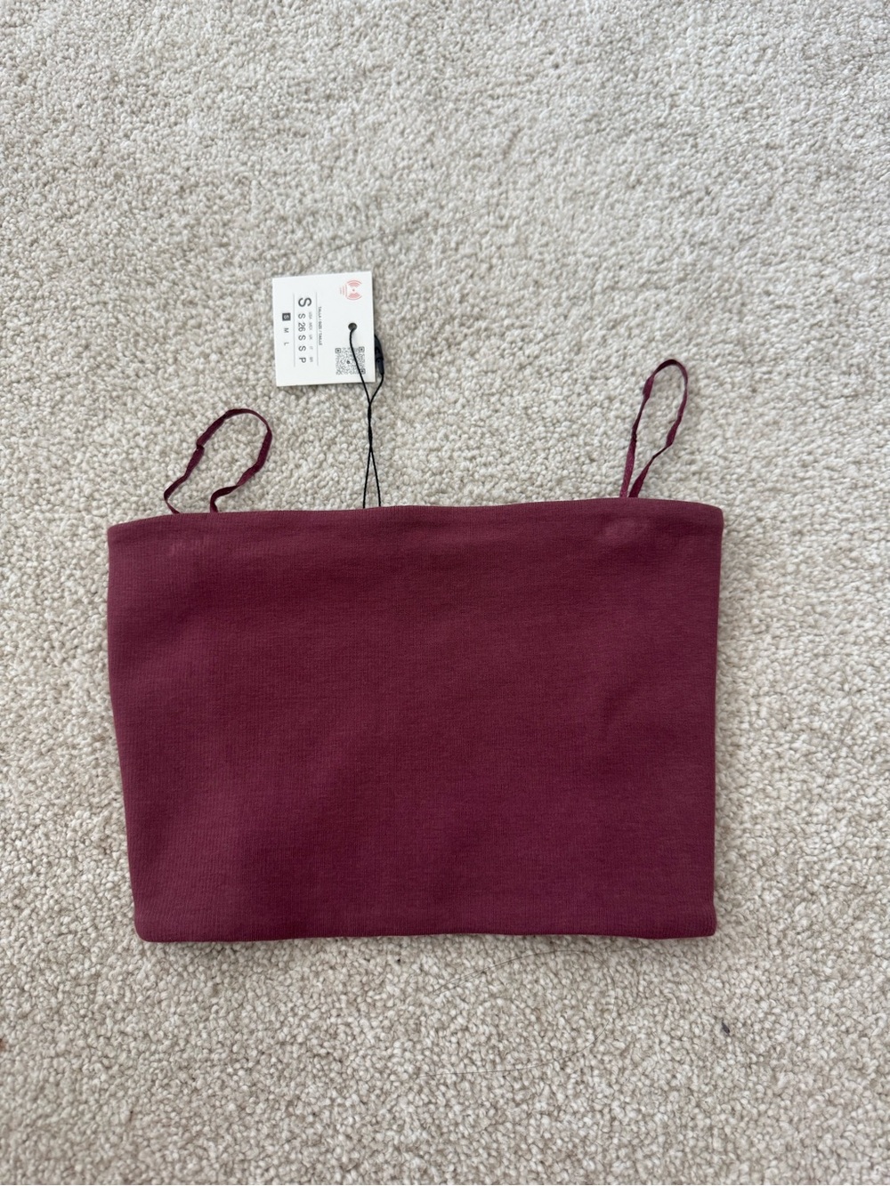 Zara Ribbed Cropped Tube Top - NWT size Small but fits XS too